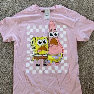Nickelodeon Pink SpongeBob and Patrick Tee